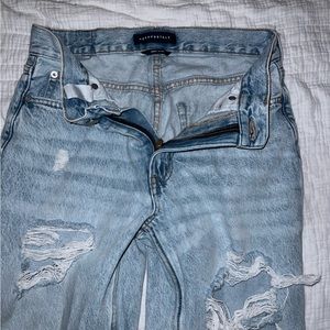 Aeropostale light wash ripped jeans